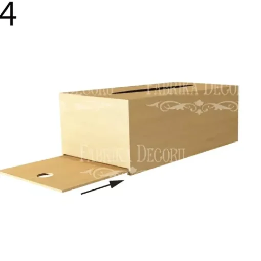 Caja para pañuelos en DM