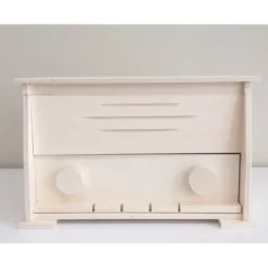 Caja radio de madera