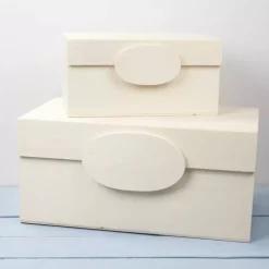 Cajas ovaladas