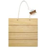 Cartel de Madera de Listones Cuadrado MultiCraft 40cm
