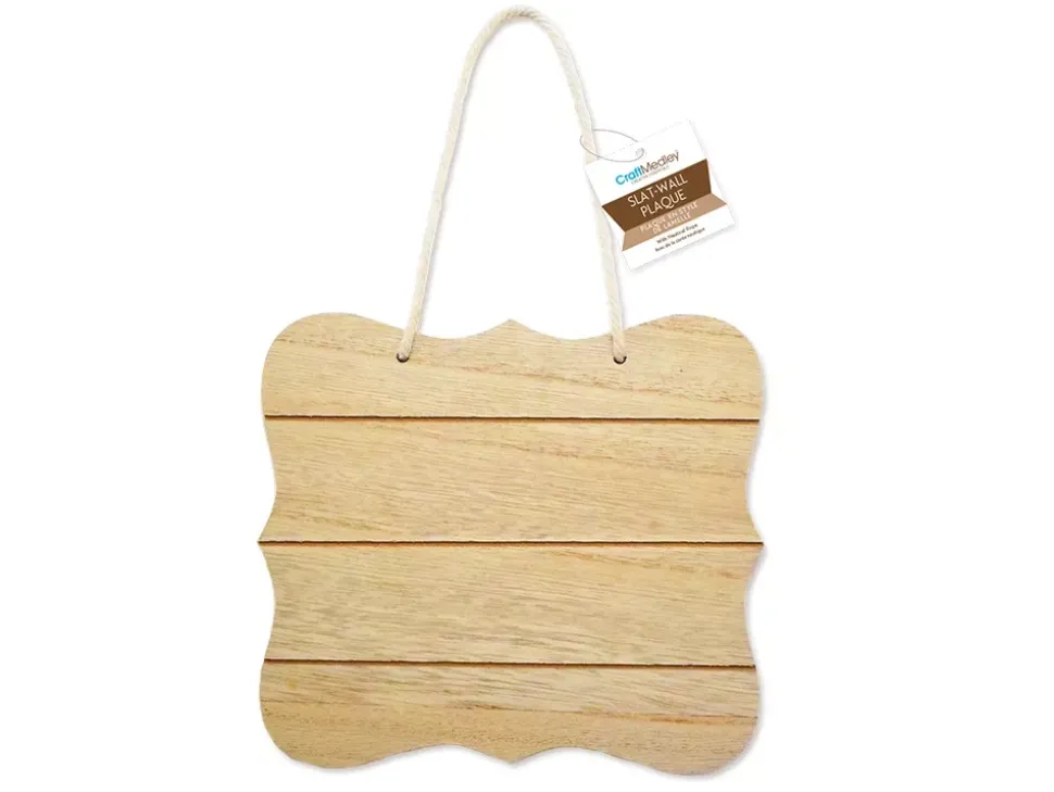 Cartel de Madera de Listones Multicraft 40cm