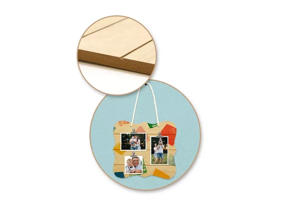 Cartel de Madera de Listones Multicraft 40cm