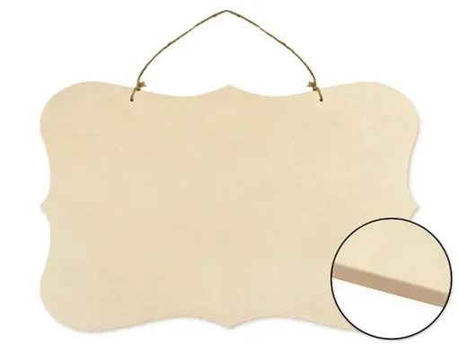 Cartel de Madera Para Colgar MultiCraft 30cm