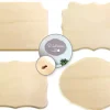 Cartel de Madera Para Colgar Pequeño Esquinas Decoradas MultiCraft