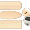 Cartel de Madera Para Colgar Rectangular Esquinas Cortadas MultiCraft