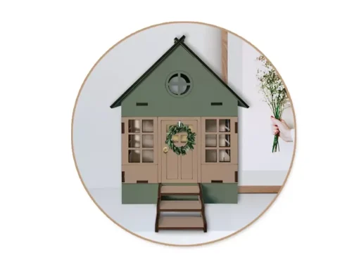 Casa de Muñecas de Madera MultiCraft