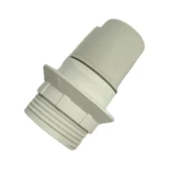 Casquillo blanco con interruptor