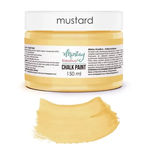 Chalk Paint Amarillo Mostaza Mintay 150ml