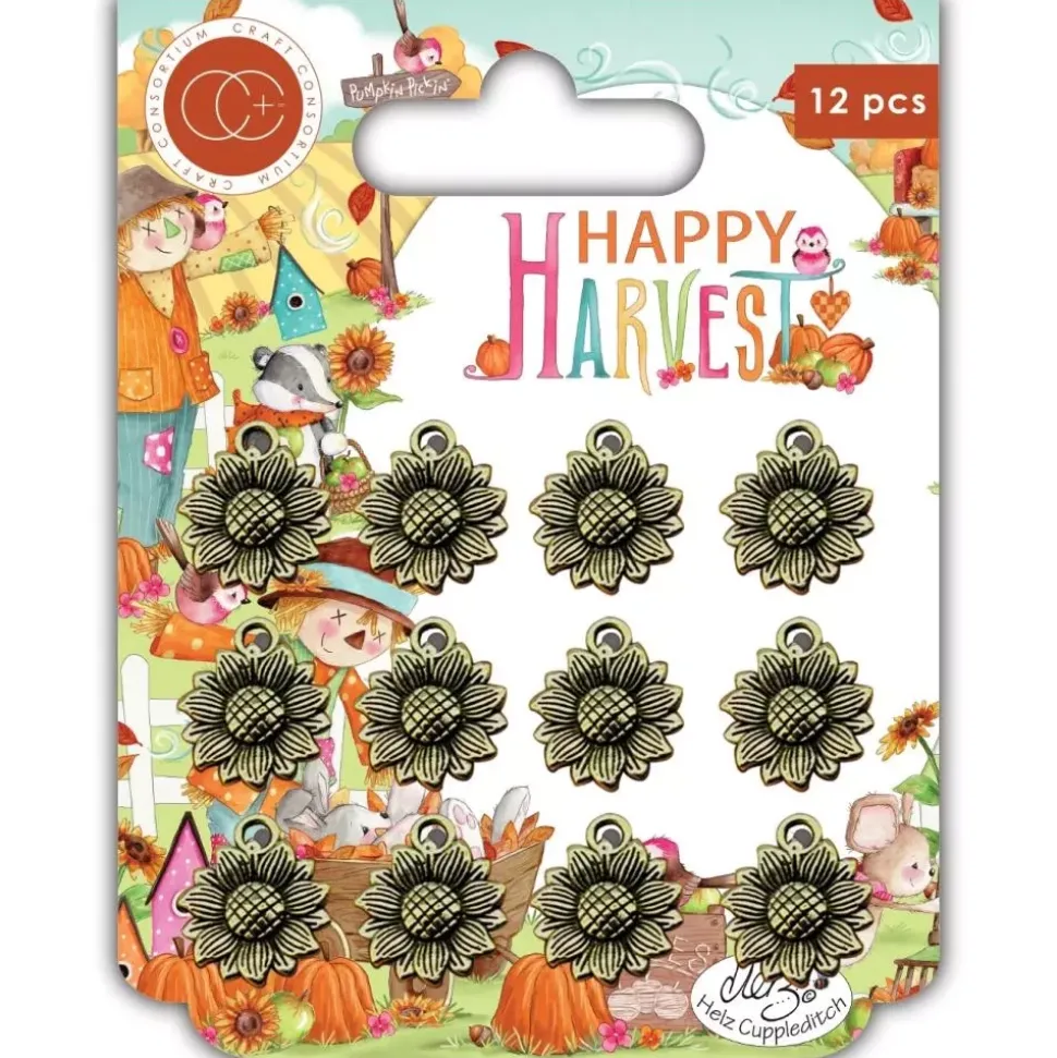 Charms Metálicos Happy Harvest Craft Consortium