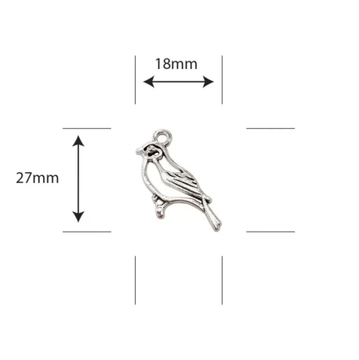Charms Metálicos Little Robin Redbreast Craft Consortium