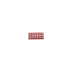Cinta de Cuadros vichy Rojos Rayher 5mm