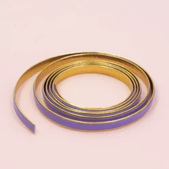 Cinta de Ecopiel Morado Craftelier 5mm