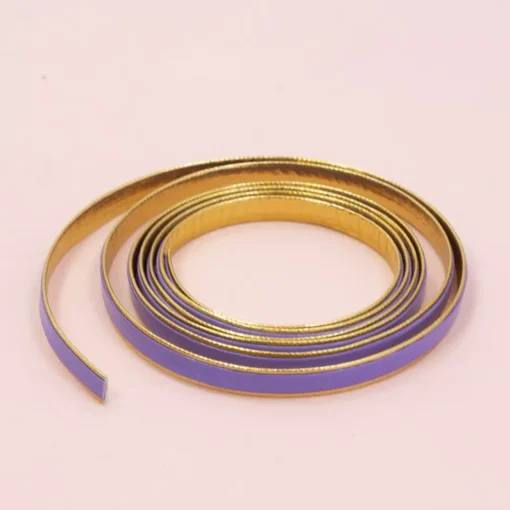 Cinta de Ecopiel Morado Craftelier 5mm