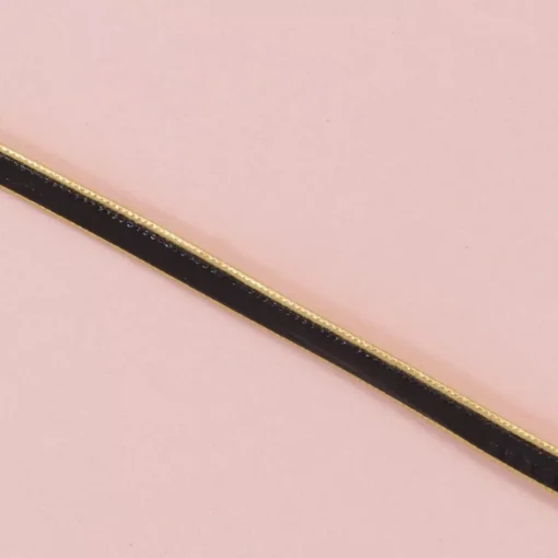 Cinta de Ecopiel Negro Craftelier 5mm