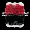 Cintas de pompones rojo y negro Fabrika Decoru
