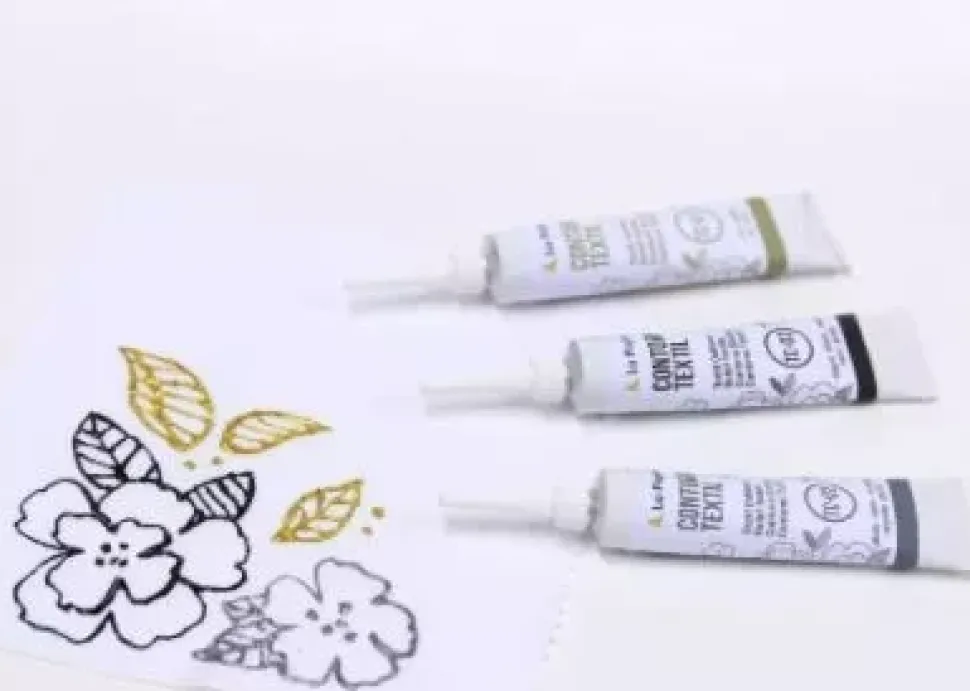 Contorno Textil Plata La Pajarita 20ml