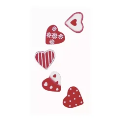Corazones de madera 20 unidades
