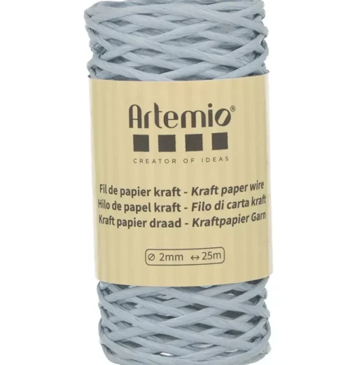 Cordón de Papel Azul Pastel Artemio 2mm