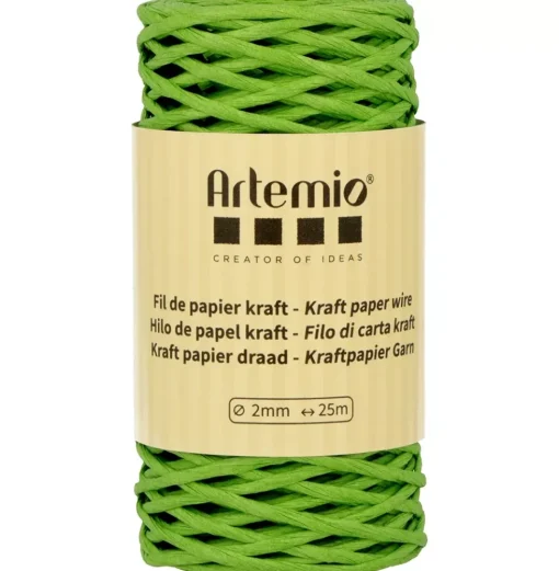 Cordón de Papel Verde Artemio 2mm