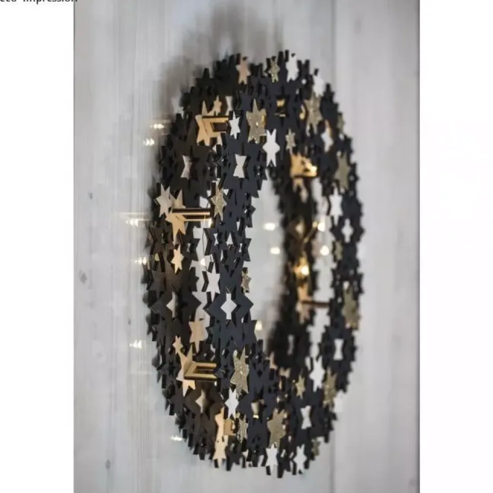 Corona de Madera Estrellas Rayher