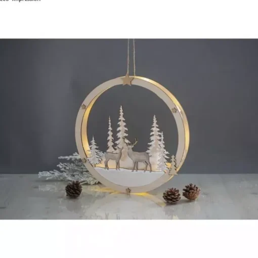 Corona de Madera Winterland Rayher
