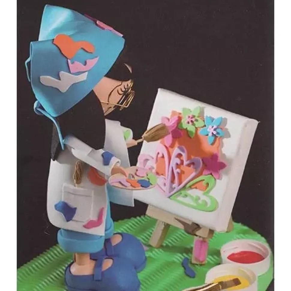 Crea con patrones fofuchas, muñecas de Foamy y Porexpán 51004