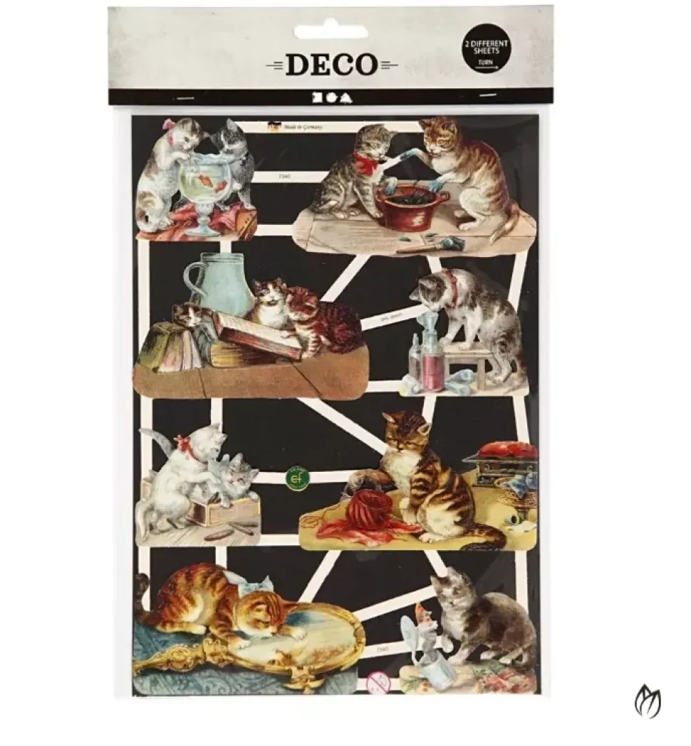 Cromos Vintage Gatos Creativ Company