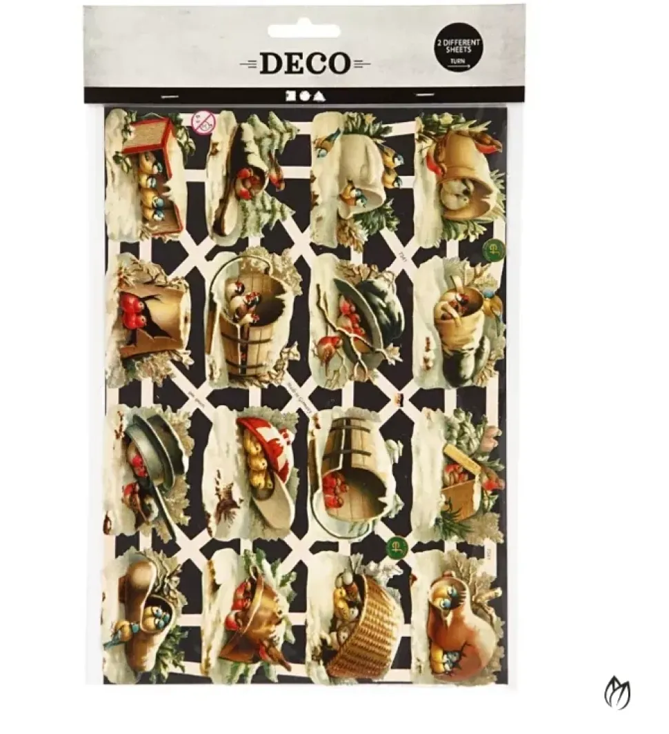 Cromos Vintage Pájaros Creativ Company