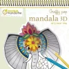 Cuaderno de Colorear Graffy Pop Mandala 3D Animales Avenue Mandarine