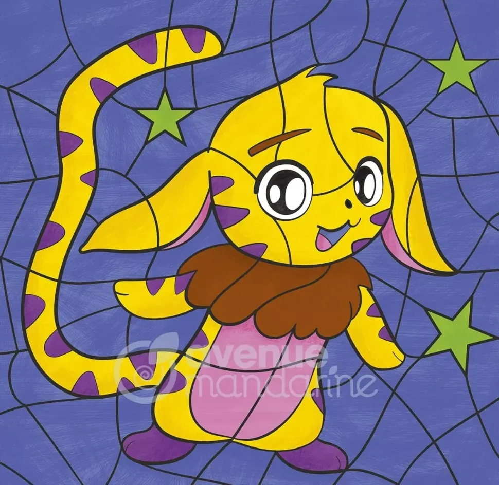 Cuaderno de Colorear Números Graffy Pop Manga Avenue Mandarine