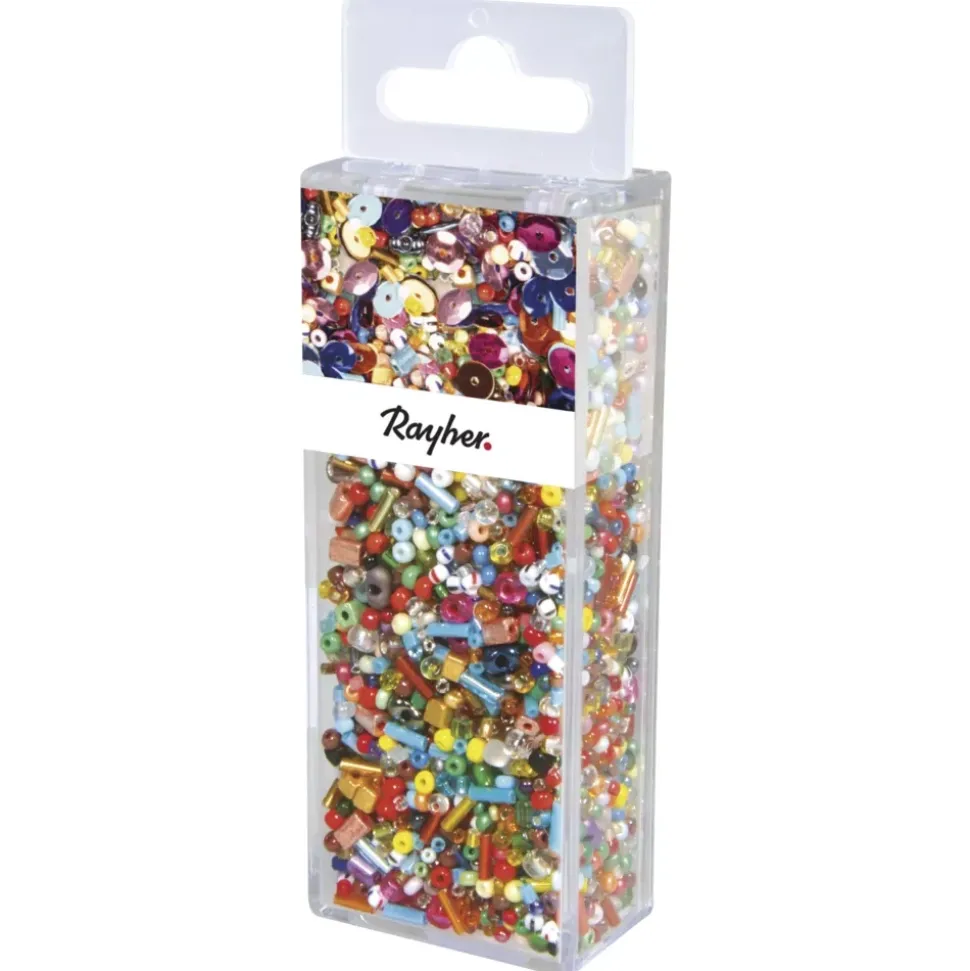 Cuentas de Vidrio Colores Rayher 100g
