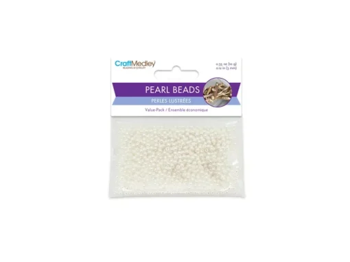 Cuentas Perladas Marfil MultiCraft 3mm