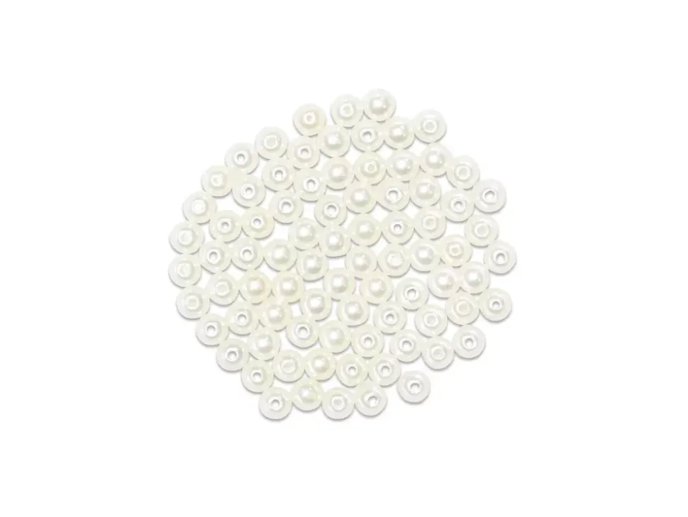 Cuentas Perladas Marfil MultiCraft 8mm