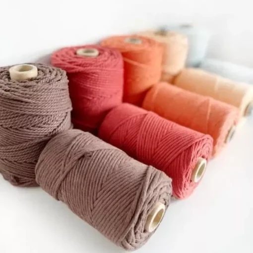 Cuerda de Macramé 3 Cabos Celeste Casasol 3mm
