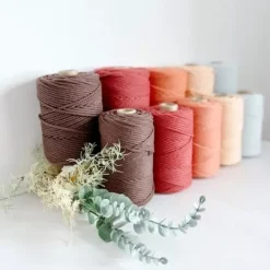 Cuerda de Macramé 3 Cabos Celeste Casasol 5mm