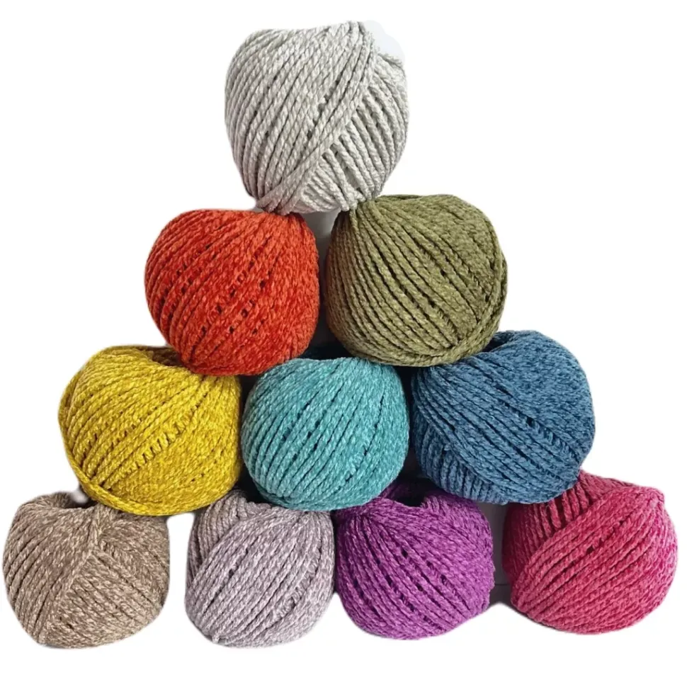 Cuerda de Macramé Velvet Azul Casasol 3mm