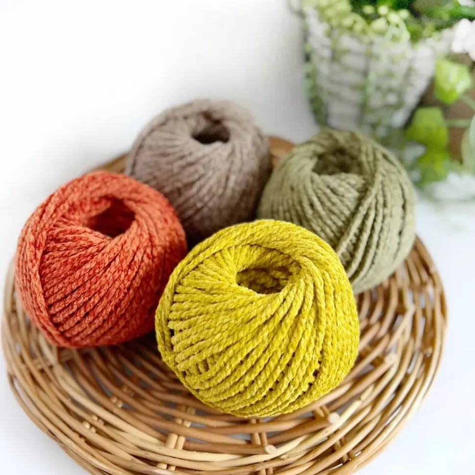 Cuerda de Macramé Velvet Azul Casasol 3mm