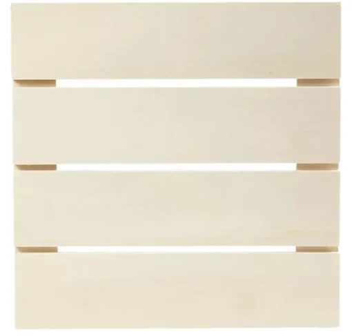 Decoración de Pared de Madera Creativ Company 28x28cm