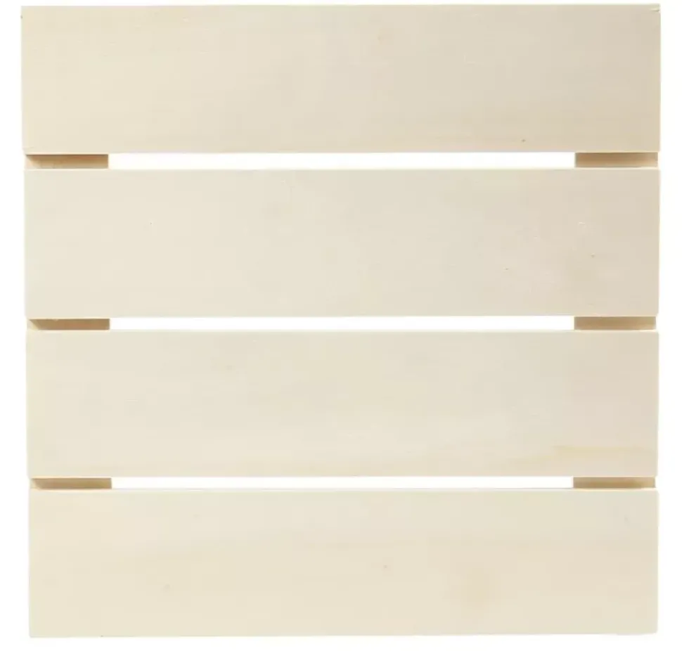 Decoración de Pared de Madera Creativ Company 28x28cm