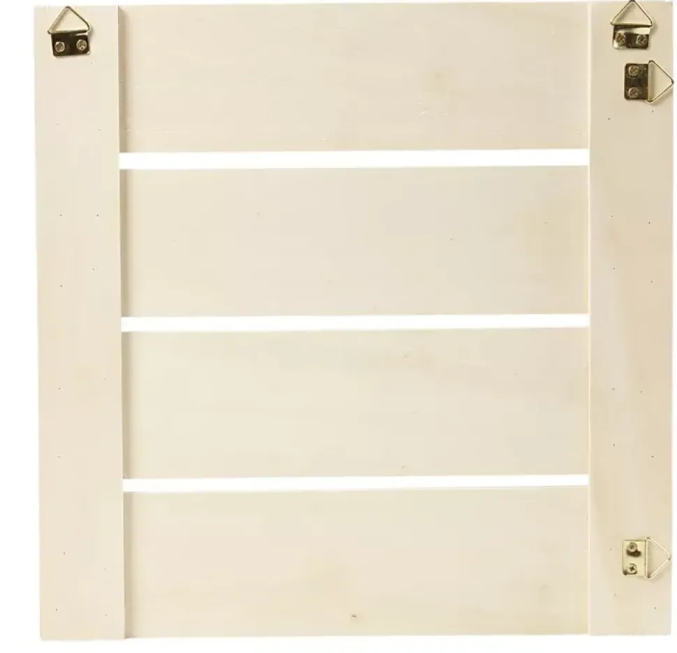 Decoración de Pared de Madera Creativ Company 28x28cm