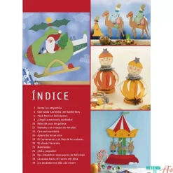 Divertidas figuras de papel para decorar la casa en Navidad