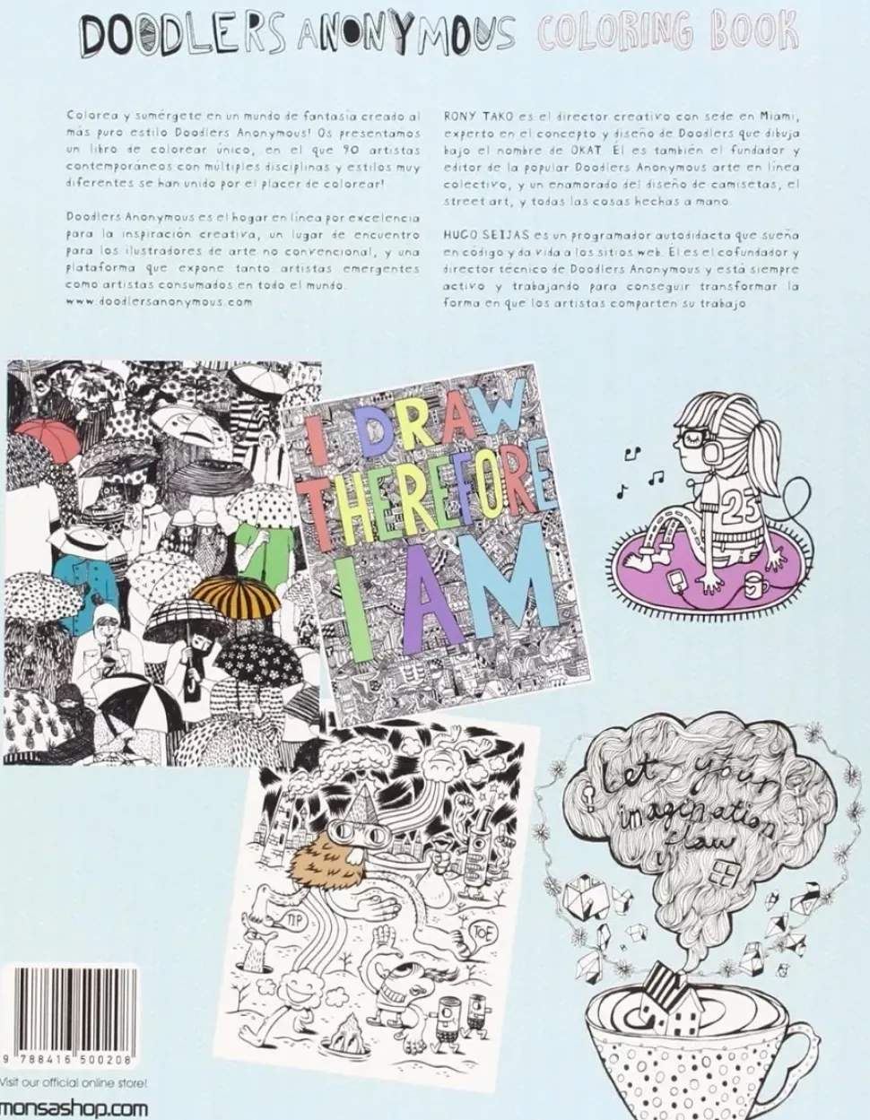 Doodlers Anonymous Coloring book