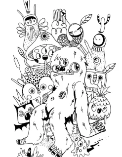 Doodlers Anonymous Coloring book