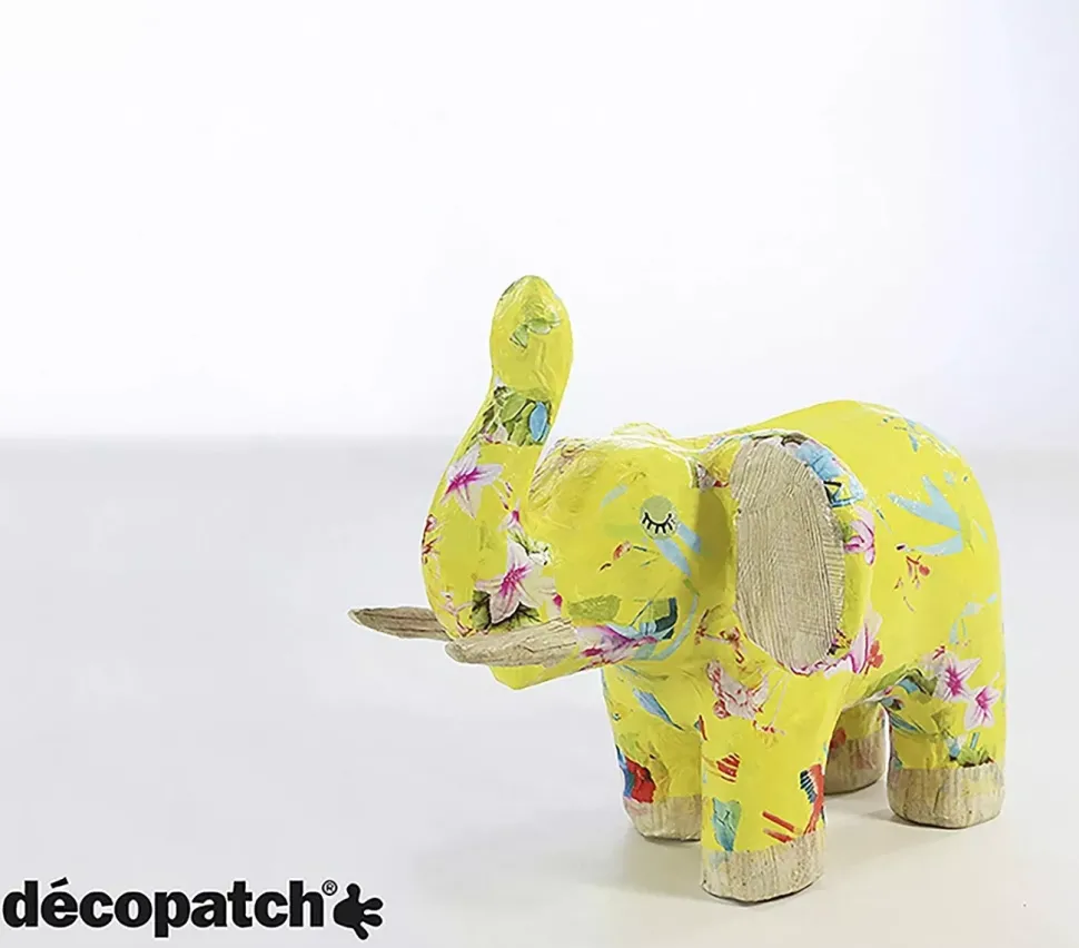 Elefante de papel maché