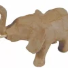 Elefante pequeño de papel maché Décopatch