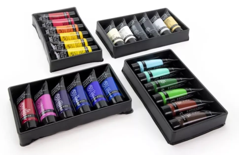 Estuche 24 Acrílicos Basics Liquitex 22ml