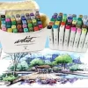 Estuche 40 Rotuladores Luxe Canvas Gama Artist Alex Bog