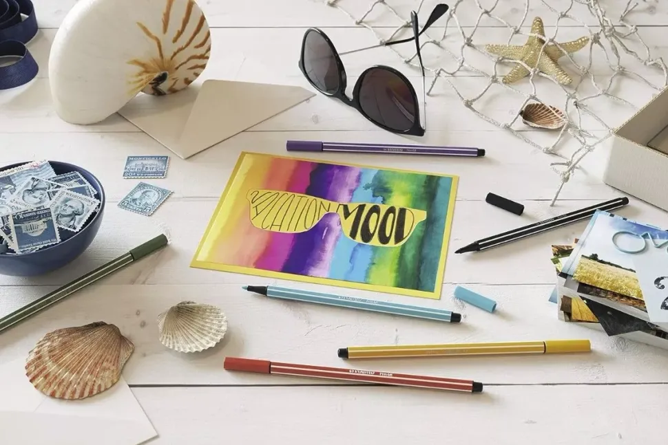 Estuche ColorParade 20 Rotuladores STABILO Pen 68 Gris/Fuschia