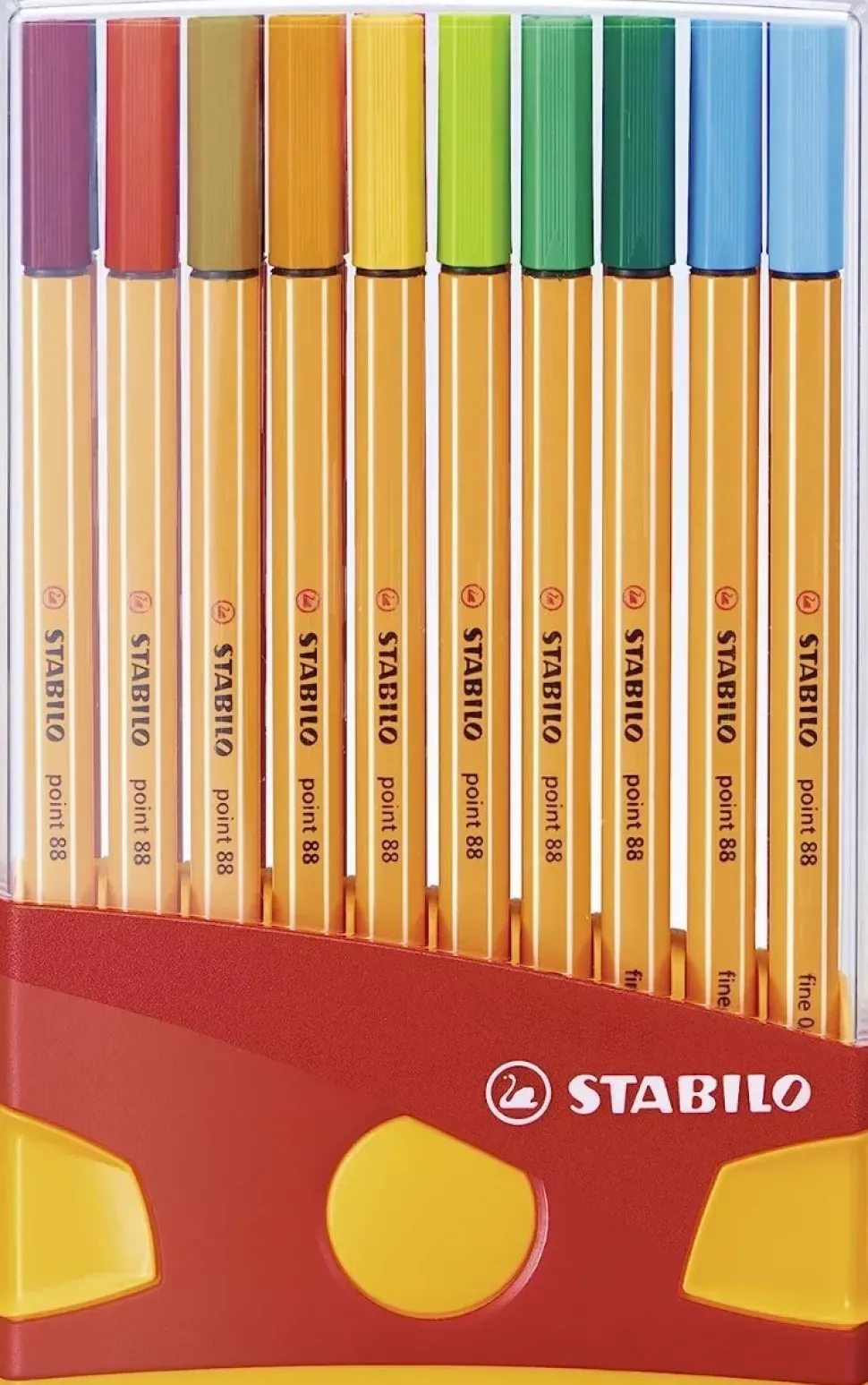 Estuche ColorParade 20 Rotuladores STABILO Point 88 Rojo/Naranja