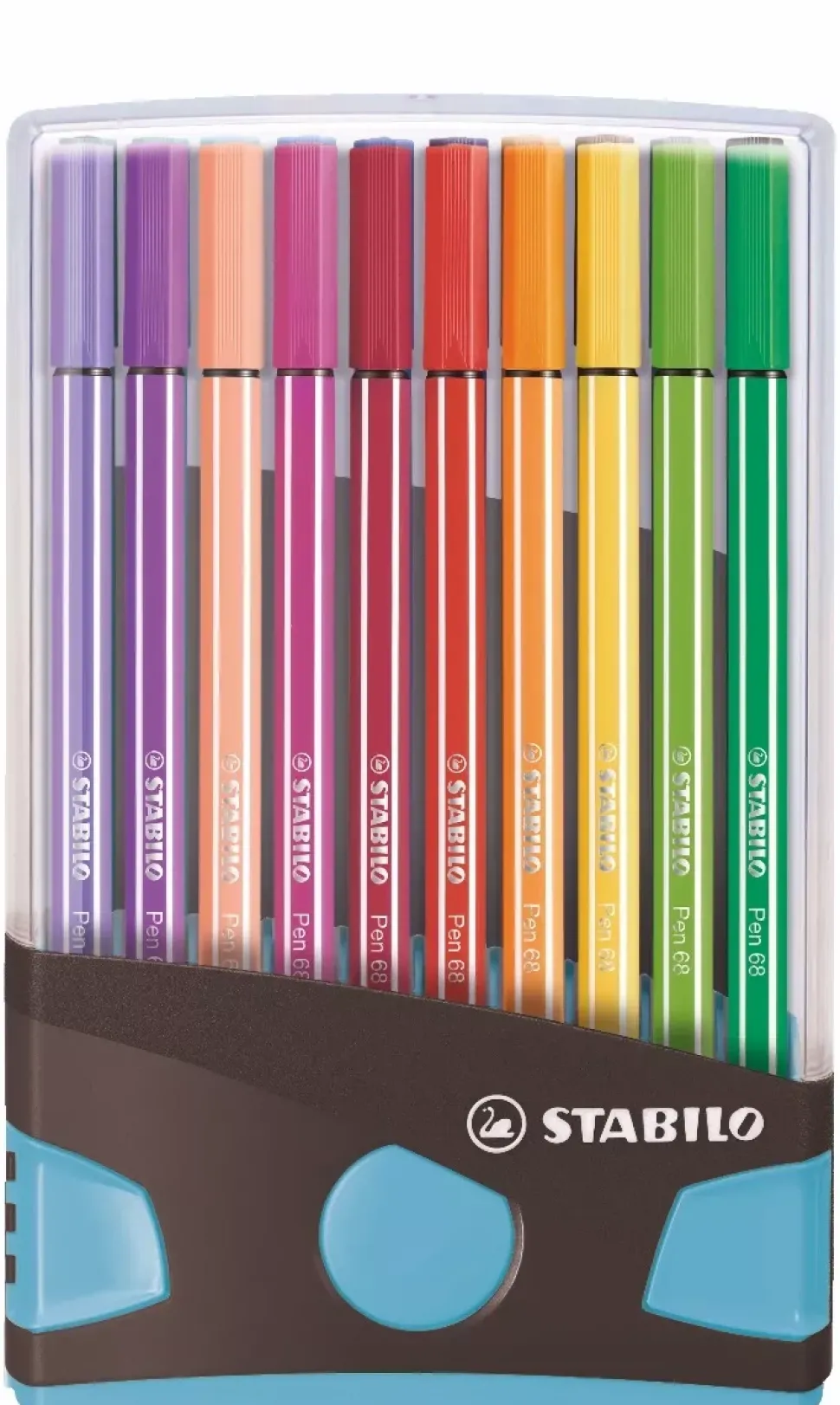 Estuche ColorParade 20 Rotuladores STABILO Pen 68 Gris/Azul claro